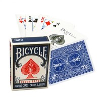 Bicycle Rider Back Mini kortos (Mėlynos)